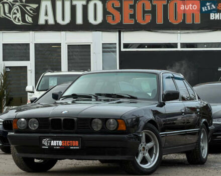 Черный БМВ 5 Серия, объемом двигателя 2 л и пробегом 320 тыс. км за 4000 $, фото 1 на Automoto.ua