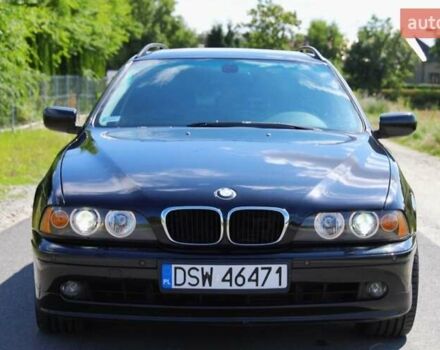 Черный БМВ 5 Серия, объемом двигателя 2.5 л и пробегом 265 тыс. км за 2200 $, фото 1 на Automoto.ua