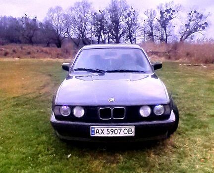 Черный БМВ 5 Серия, объемом двигателя 2 л и пробегом 462 тыс. км за 4250 $, фото 1 на Automoto.ua