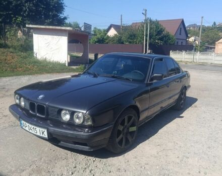 Черный БМВ 5 Серия, объемом двигателя 2 л и пробегом 350 тыс. км за 1800 $, фото 1 на Automoto.ua