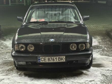 Черный БМВ 5 Серия, объемом двигателя 2.5 л и пробегом 400 тыс. км за 2200 $, фото 1 на Automoto.ua