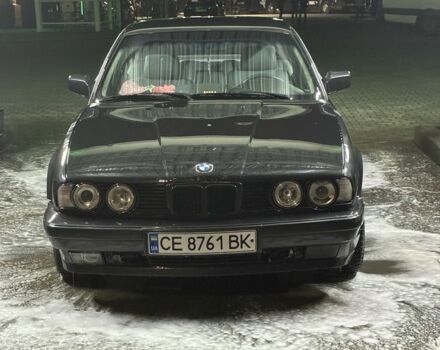 Черный БМВ 5 Серия, объемом двигателя 2.5 л и пробегом 400 тыс. км за 2200 $, фото 1 на Automoto.ua