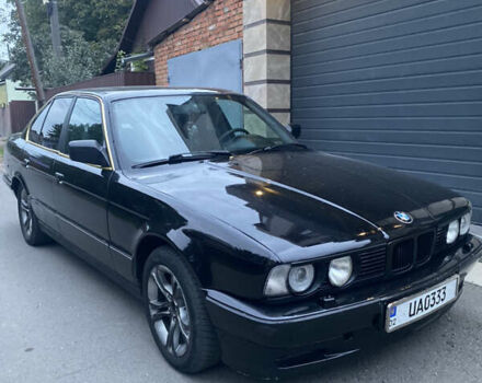 Черный БМВ 5 Серия, объемом двигателя 2.5 л и пробегом 350 тыс. км за 2350 $, фото 1 на Automoto.ua