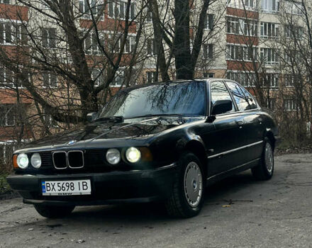 Черный БМВ 5 Серия, объемом двигателя 2.5 л и пробегом 400 тыс. км за 2900 $, фото 1 на Automoto.ua