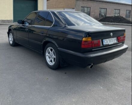 Черный БМВ 5 Серия, объемом двигателя 2.5 л и пробегом 344 тыс. км за 1200 $, фото 1 на Automoto.ua