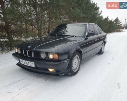 Черный БМВ 5 Серия, объемом двигателя 2 л и пробегом 375 тыс. км за 2900 $, фото 1 на Automoto.ua