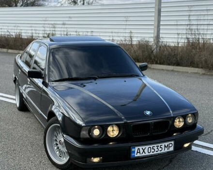 Черный БМВ 5 Серия, объемом двигателя 3.43 л и пробегом 480 тыс. км за 4900 $, фото 1 на Automoto.ua