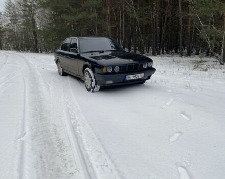 Черный БМВ 5 Серия, объемом двигателя 2 л и пробегом 386 тыс. км за 3200 $, фото 1 на Automoto.ua