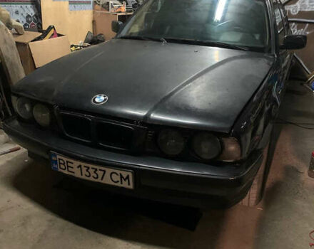 Черный БМВ 5 Серия, объемом двигателя 2.9 л и пробегом 435 тыс. км за 2700 $, фото 1 на Automoto.ua