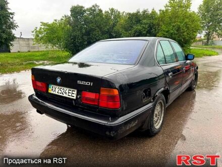 Черный БМВ 5 Серия, объемом двигателя 2 л и пробегом 222 тыс. км за 1400 $, фото 1 на Automoto.ua