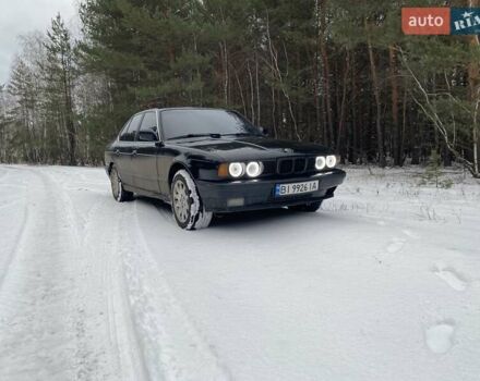 Чорний БМВ 5 Серія, об'ємом двигуна 2 л та пробігом 386 тис. км за 3200 $, фото 1 на Automoto.ua