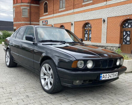 Черный БМВ 5 Серия, объемом двигателя 2.5 л и пробегом 275 тыс. км за 2500 $, фото 1 на Automoto.ua