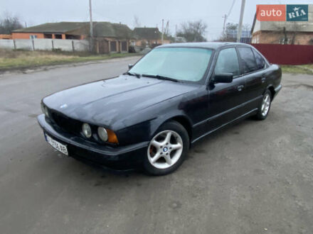 Черный БМВ 5 Серия, объемом двигателя 1.99 л и пробегом 400 тыс. км за 1650 $, фото 1 на Automoto.ua