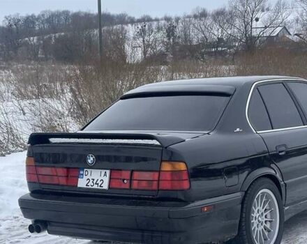 Черный БМВ 5 Серия, объемом двигателя 2 л и пробегом 333 тыс. км за 3850 $, фото 1 на Automoto.ua