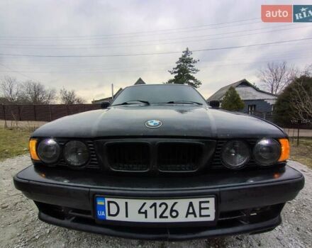 Черный БМВ 5 Серия, объемом двигателя 2 л и пробегом 325 тыс. км за 2350 $, фото 1 на Automoto.ua