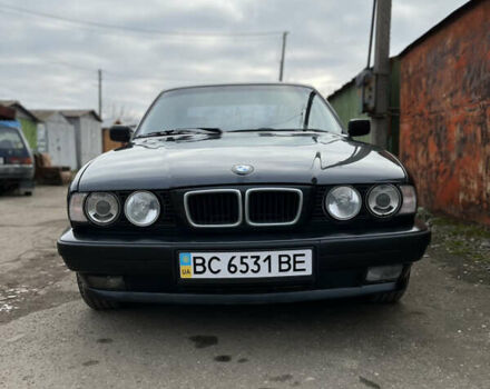 Черный БМВ 5 Серия, объемом двигателя 2 л и пробегом 349 тыс. км за 3000 $, фото 1 на Automoto.ua