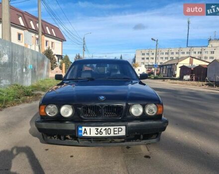 Черный БМВ 5 Серия, объемом двигателя 2.5 л и пробегом 360 тыс. км за 2700 $, фото 1 на Automoto.ua