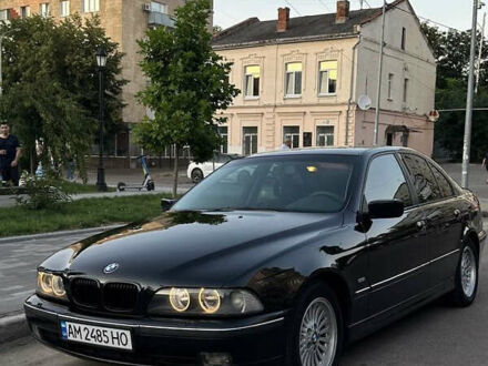 Чорний БМВ 5 Серія, об'ємом двигуна 2.5 л та пробігом 289 тис. км за 6500 $, фото 1 на Automoto.ua