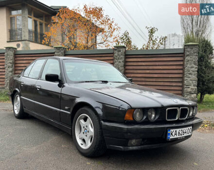 Черный БМВ 5 Серия, объемом двигателя 2.5 л и пробегом 471 тыс. км за 3500 $, фото 1 на Automoto.ua
