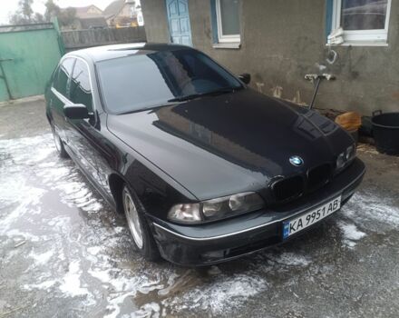 Черный БМВ 5 Серия, объемом двигателя 2 л и пробегом 496 тыс. км за 3200 $, фото 1 на Automoto.ua