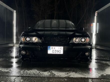 Черный БМВ 5 Серия, объемом двигателя 2.5 л и пробегом 452 тыс. км за 4500 $, фото 1 на Automoto.ua