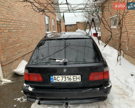 Черный БМВ 5 Серия, объемом двигателя 2 л и пробегом 370 тыс. км за 3000 $, фото 1 на Automoto.ua