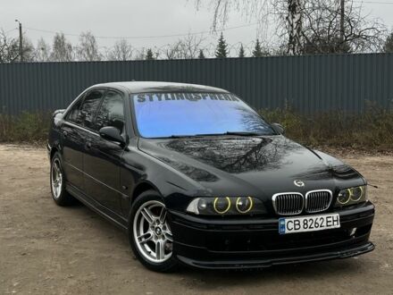 Черный БМВ 5 Серия, объемом двигателя 2.8 л и пробегом 291 тыс. км за 4800 $, фото 1 на Automoto.ua