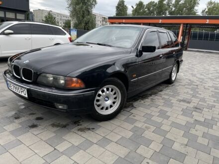 Черный БМВ 5 Серия, объемом двигателя 2.5 л и пробегом 362 тыс. км за 4500 $, фото 1 на Automoto.ua