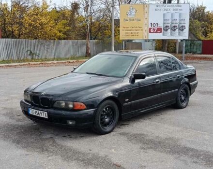 Черный БМВ 5 Серия, объемом двигателя 2.5 л и пробегом 320 тыс. км за 1850 $, фото 1 на Automoto.ua