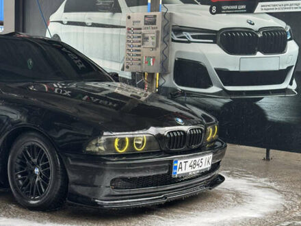 Черный БМВ 5 Серия, объемом двигателя 2.5 л и пробегом 350 тыс. км за 5555 $, фото 1 на Automoto.ua