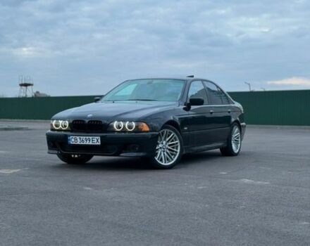 Черный БМВ 5 Серия, объемом двигателя 3.5 л и пробегом 526 тыс. км за 5000 $, фото 1 на Automoto.ua