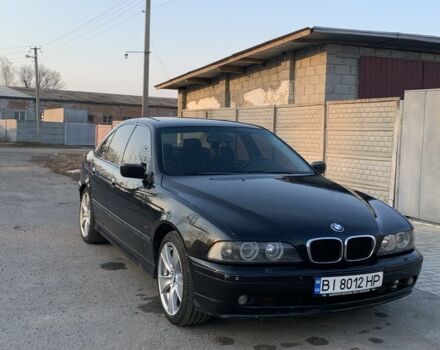 Черный БМВ 5 Серия, объемом двигателя 2 л и пробегом 320 тыс. км за 4500 $, фото 1 на Automoto.ua