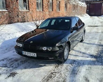 Черный БМВ 5 Серия, объемом двигателя 1.99 л и пробегом 392 тыс. км за 5500 $, фото 1 на Automoto.ua