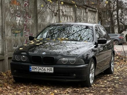 Черный БМВ 5 Серия, объемом двигателя 2.5 л и пробегом 400 тыс. км за 3999 $, фото 1 на Automoto.ua