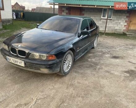 Чорний БМВ 5 Серія, об'ємом двигуна 2 л та пробігом 390 тис. км за 3350 $, фото 1 на Automoto.ua
