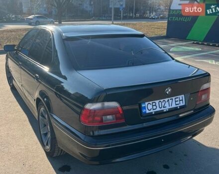 Черный БМВ 5 Серия, объемом двигателя 2.5 л и пробегом 401 тыс. км за 6700 $, фото 1 на Automoto.ua