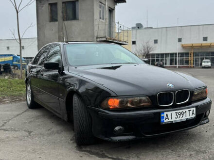 Черный БМВ 5 Серия, объемом двигателя 2.5 л и пробегом 300 тыс. км за 4300 $, фото 1 на Automoto.ua