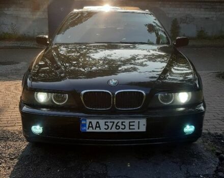 Черный БМВ 5 Серия, объемом двигателя 2.5 л и пробегом 298 тыс. км за 3750 $, фото 1 на Automoto.ua