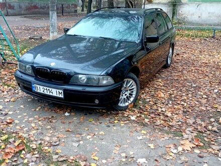 Черный БМВ 5 Серия, объемом двигателя 2 л и пробегом 374 тыс. км за 5000 $, фото 1 на Automoto.ua