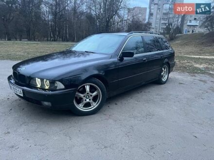 Черный БМВ 5 Серия, объемом двигателя 2.4 л и пробегом 426 тыс. км за 5400 $, фото 1 на Automoto.ua