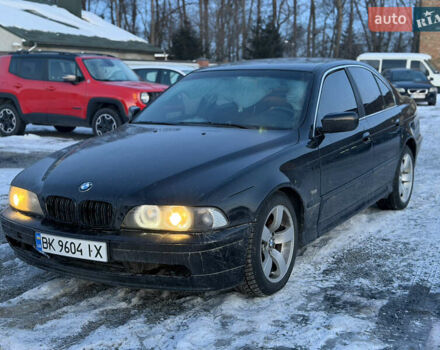 Черный БМВ 5 Серия, объемом двигателя 3 л и пробегом 390 тыс. км за 4650 $, фото 1 на Automoto.ua