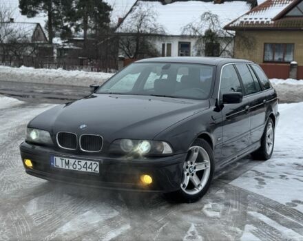 Черный БМВ 5 Серия, объемом двигателя 2.5 л и пробегом 319 тыс. км за 2550 $, фото 1 на Automoto.ua