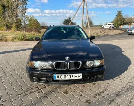 Черный БМВ 5 Серия, объемом двигателя 2.5 л и пробегом 314 тыс. км за 5500 $, фото 1 на Automoto.ua