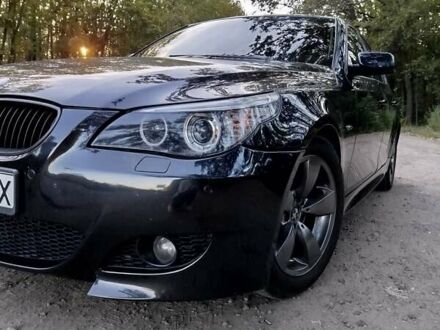 Черный БМВ 5 Серия, объемом двигателя 3 л и пробегом 350 тыс. км за 8300 $, фото 1 на Automoto.ua