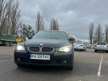 Черный БМВ 5 Серия, объемом двигателя 2.2 л и пробегом 320 тыс. км за 6700 $, фото 1 на Automoto.ua
