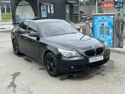 Черный БМВ 5 Серия, объемом двигателя 2.5 л и пробегом 462 тыс. км за 7400 $, фото 1 на Automoto.ua