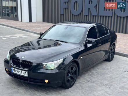 Черный БМВ 5 Серия, объемом двигателя 2.5 л и пробегом 379 тыс. км за 7700 $, фото 1 на Automoto.ua