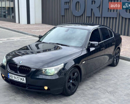 Черный БМВ 5 Серия, объемом двигателя 2.5 л и пробегом 379 тыс. км за 7700 $, фото 1 на Automoto.ua