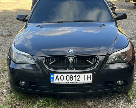 Черный БМВ 5 Серия, объемом двигателя 2.5 л и пробегом 390 тыс. км за 6600 $, фото 1 на Automoto.ua