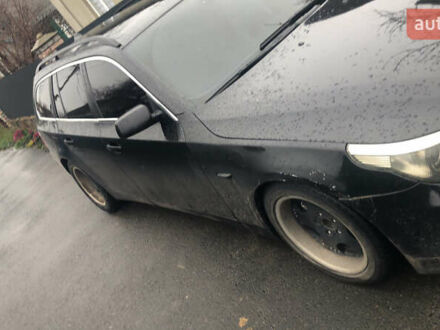 Черный БМВ 5 Серия, объемом двигателя 2.5 л и пробегом 419 тыс. км за 5500 $, фото 1 на Automoto.ua